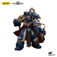 Action Figure - Ultramarines Marneus Calgar, Chapter Master with MkX Gravis Armour and Gauntlets of Ultramar 1 18 - JOYTOY Warhammer 40K in white background 4 Action Figure Ultramarines Marneus Calgar, Chapter Master With Mkx Gravis Armour And Gauntlets Of Ultramar 1 18 Joytoy Warhammer 40k In White Background 4