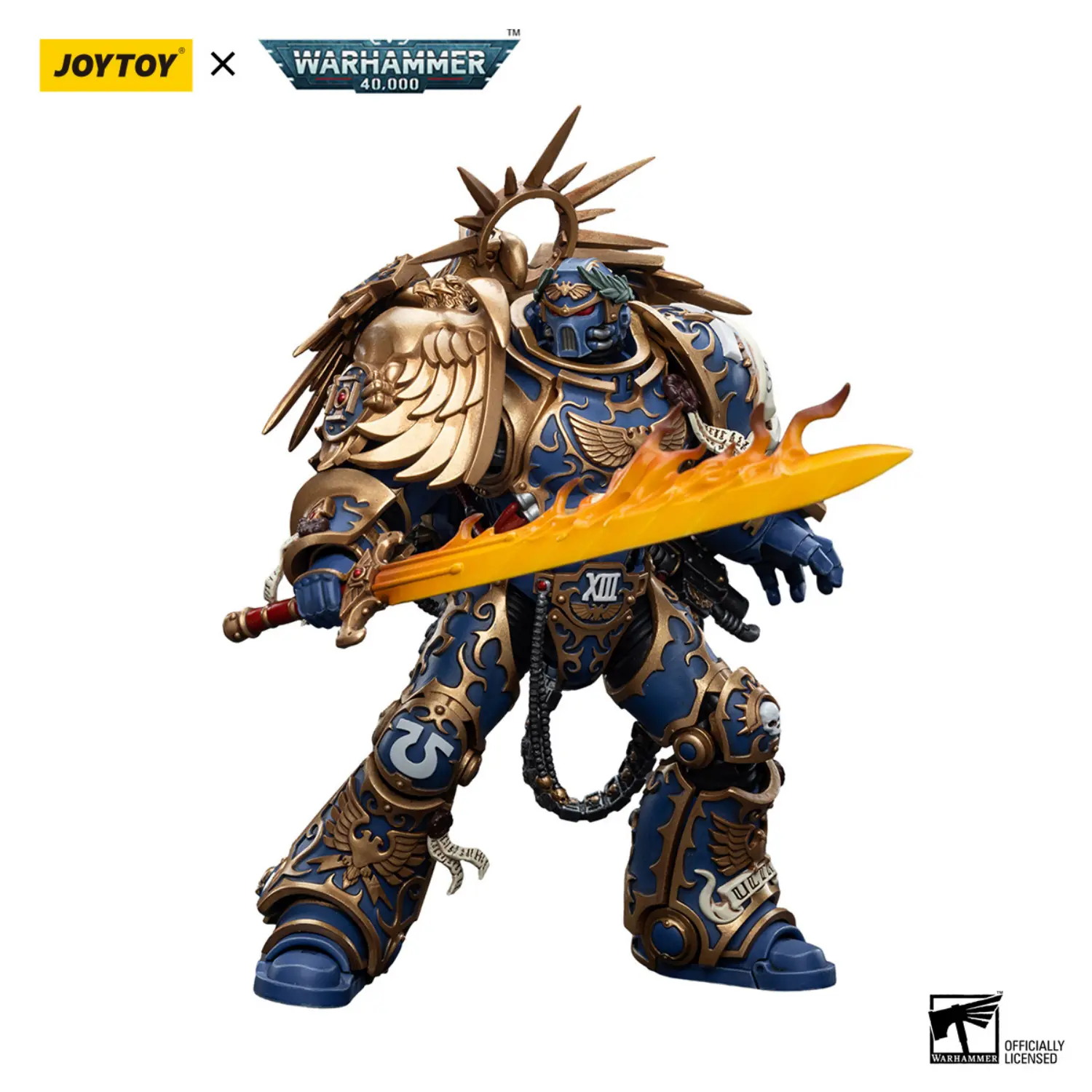 Action Figure - Ultramarines Primarch Roboute Guilliman 1 18 - JOYTOY Warhammer 40K in white background 4 Action Figure Ultramarines Primarch Roboute Guilliman 1 18 Joytoy Warhammer 40k In White Background 4
