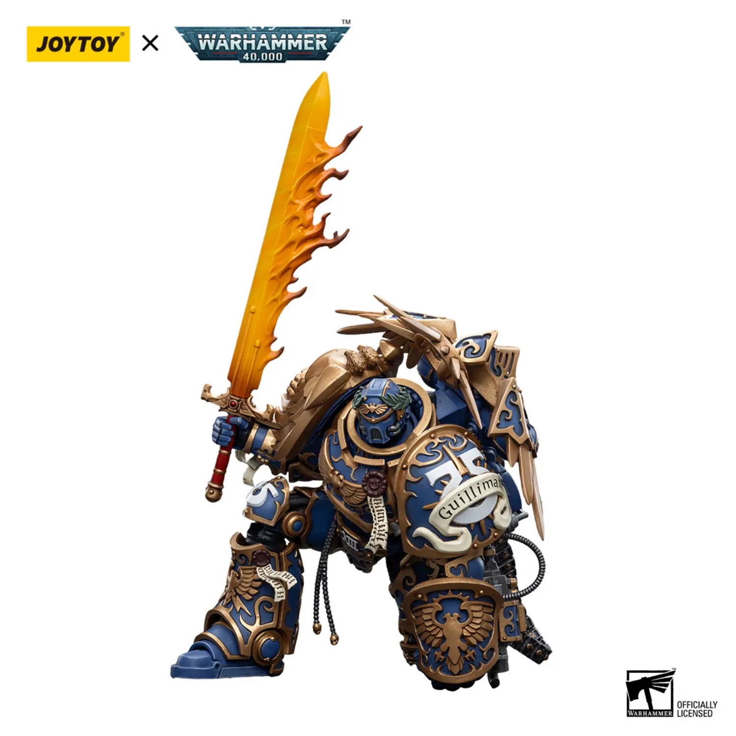 Action Figure - Ultramarines Primarch Roboute Guilliman 1 18 - JOYTOY Warhammer 40K in white background 5 Action Figure Ultramarines Primarch Roboute Guilliman 1 18 Joytoy Warhammer 40k In White Background 5