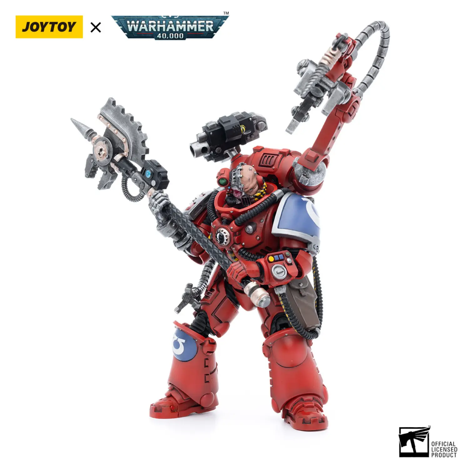 Action Figure - Ultramarines Primaris Techmarine Brother Tybestis 1 18 - JOYTOY Warhammer 40K in white background 4 Action Figure Ultramarines Primaris Techmarine Brother Tybestis 1 18 Joytoy Warhammer 40k In White Background 4