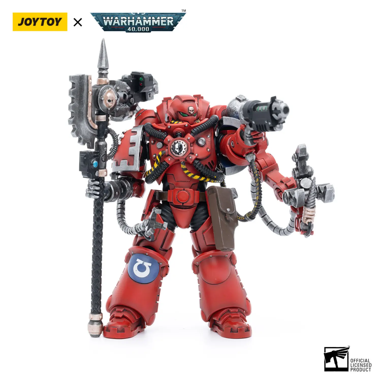 Action Figure - Ultramarines Primaris Techmarine Brother Tybestis 1 18 - JOYTOY Warhammer 40K in white background Action Figure Ultramarines Primaris Techmarine Brother Tybestis 1 18 Joytoy Warhammer 40k In White Background