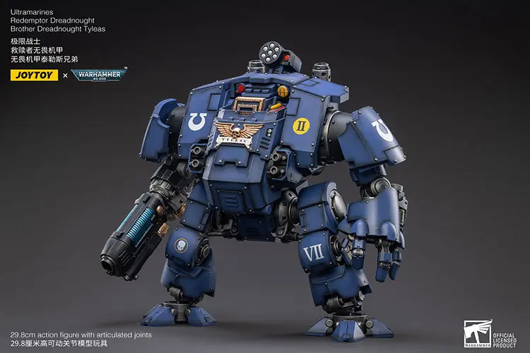 Action Figure - Ultramarines Redemptor Dreadnought Brother Tyleas 1 18 - JOYTOY Warhammer 40K rectangle image 1 Action Figure Ultramarines Redemptor Dreadnought Brother Tyleas 1 18 Joytoy Warhammer 40k Rectangle Image 1