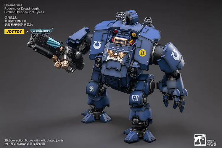 Action Figure - Ultramarines Redemptor Dreadnought Brother Tyleas 1 18 - JOYTOY Warhammer 40K rectangle image 11 Action Figure Ultramarines Redemptor Dreadnought Brother Tyleas 1 18 Joytoy Warhammer 40k Rectangle Image 11