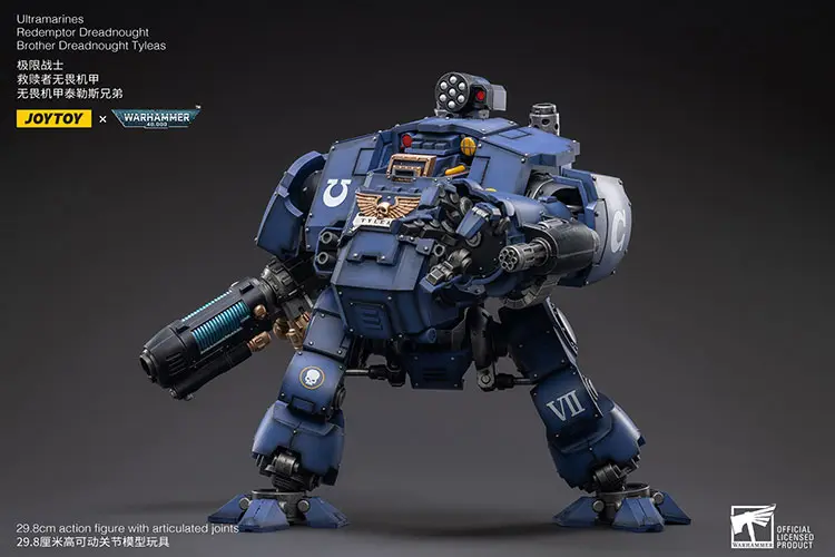 Action Figure - Ultramarines Redemptor Dreadnought Brother Tyleas 1 18 - JOYTOY Warhammer 40K rectangle image 8 Action Figure Ultramarines Redemptor Dreadnought Brother Tyleas 1 18 Joytoy Warhammer 40k Rectangle Image 8