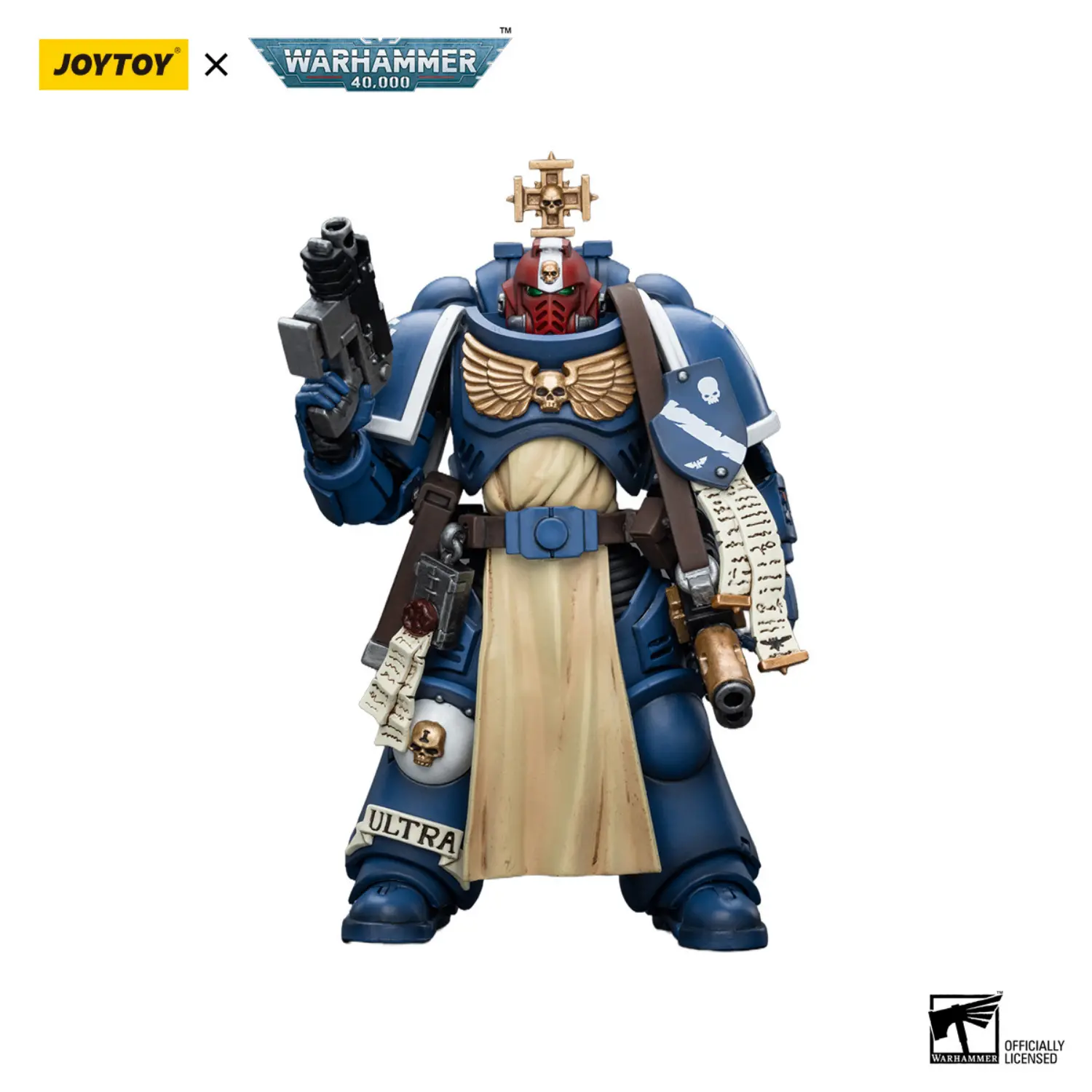 Action Figure - Ultramarines Sternguard Veteran Sergeant 1 18 - JOYTOY Warhammer 40K in whtie bckground 2 Action Figure Ultramarines Sternguard Veteran Sergeant 1 18 Joytoy Warhammer 40k In Whtie Bckground 2