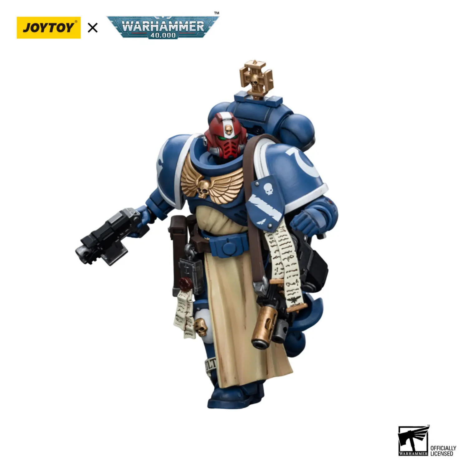 Action Figure - Ultramarines Sternguard Veteran Sergeant 1 18 - JOYTOY Warhammer 40K in whtie bckground 3 Action Figure Ultramarines Sternguard Veteran Sergeant 1 18 Joytoy Warhammer 40k In Whtie Bckground 3