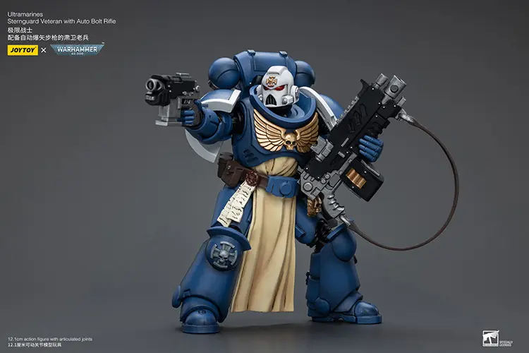 Action Figure - Ultramarines Sternguard Veteran with Auto Bolt Rifle 1 18 - JOYTOY Warhammer 40K rectangle image 6 Action Figure Ultramarines Sternguard Veteran With Auto Bolt Rifle 1 18 Joytoy Warhammer 40k Rectangle Image 6
