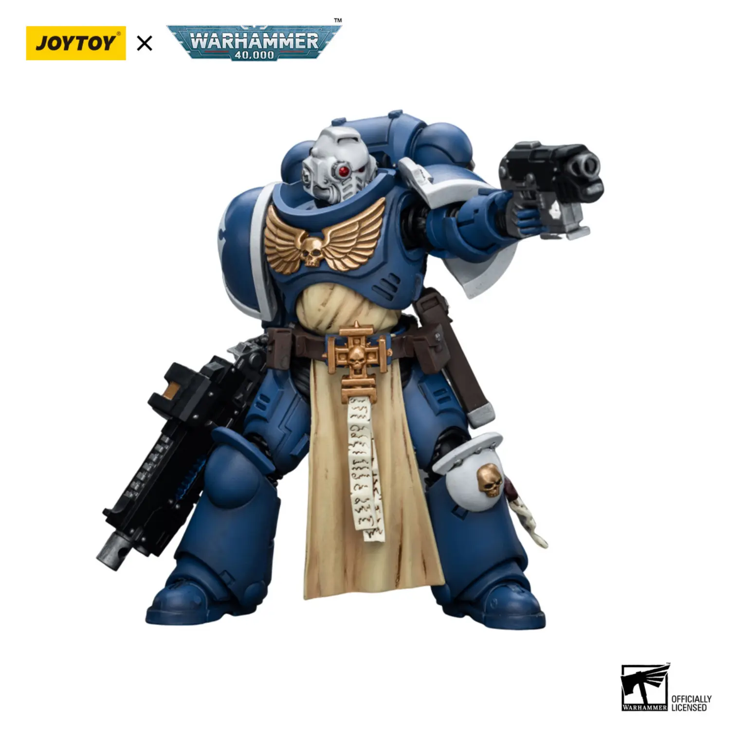 Action Figure - Ultramarines Sternguard Veteran with Combi-Plasma 1 18 - JOYTOY Warhammer 40K in white background 3 Action Figure Ultramarines Sternguard Veteran With Combi Plasma 1 18 Joytoy Warhammer 40k In White Background 3