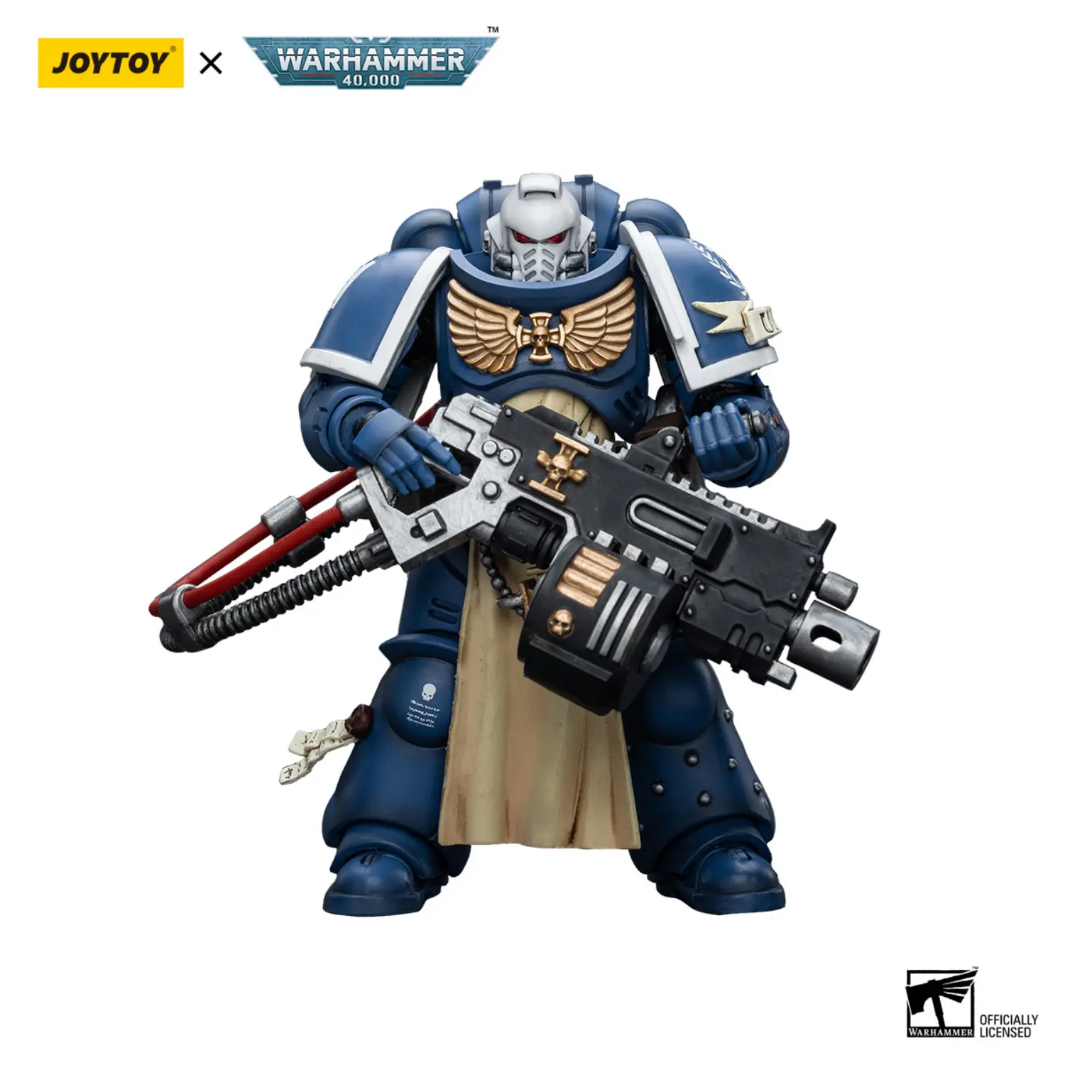 Action Figure - Ultramarines Sternguard Veteran with Heavy Bolter 1 18 - JOYTOY Warhammer 40K in white background 2 Action Figure Ultramarines Sternguard Veteran With Heavy Bolter 1 18 Joytoy Warhammer 40k In White Background 2