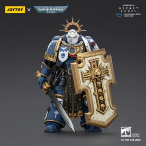 Action Figure Ultramarines Torvald With Power Sword, Stormshield And Bolt Pistol 1 18 Joytoy Warhammer 40k
