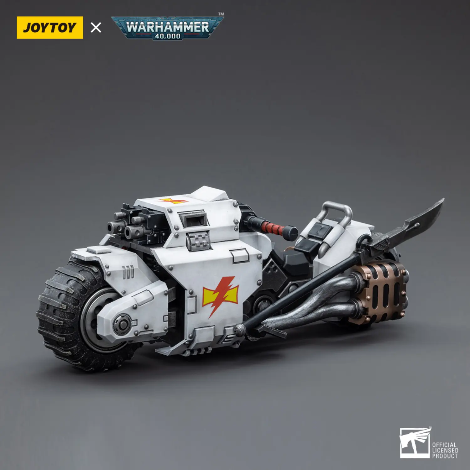 Action Figure Vehicle - White Scars Raider-pattern Combat Bike 1 18 - JOYTOY Warhammer 40K Action Figure Vehicle White Scars Raider Pattern Combat Bike 1 18 Joytoy Warhammer 40k