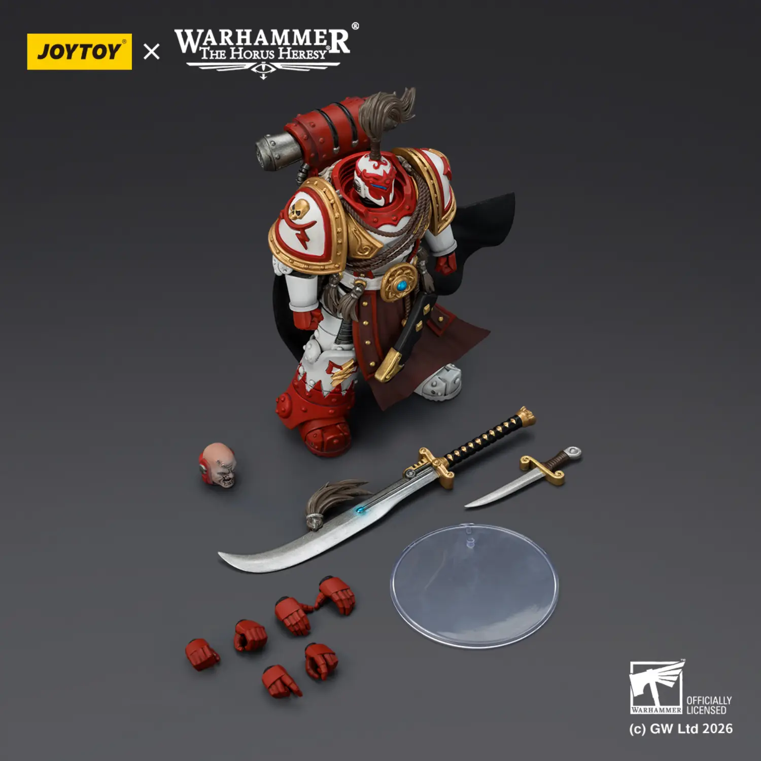 Action Figure - White Scars Hibou Khan 1 18 - JoyToy Warhammer The Horus Heresy 5 Action Figure White Scars Hibou Khan 1 18 Joytoy Warhammer The Horus Heresy 5