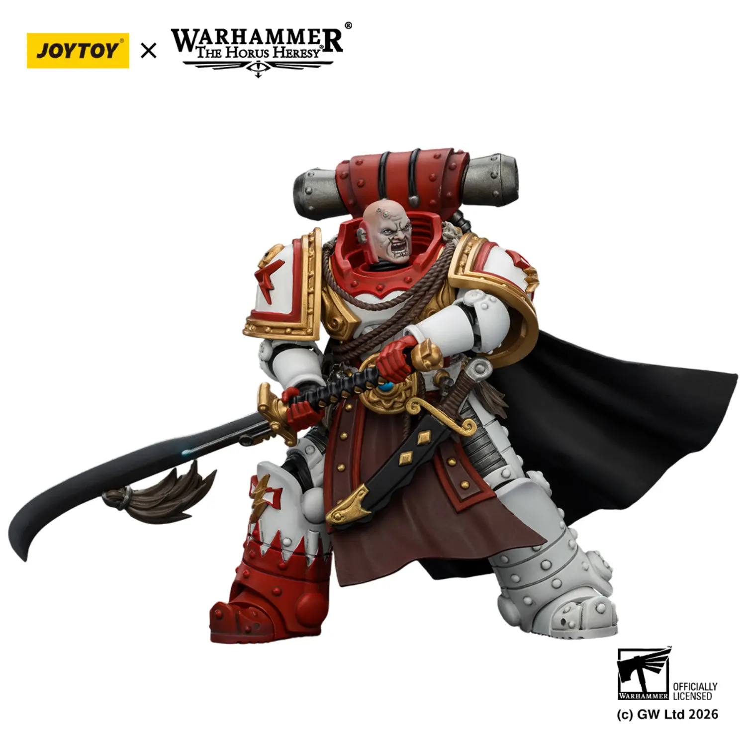 Action Figure - White Scars Hibou Khan 1 18 - JoyToy Warhammer The Horus Heresy in white background 4 Action Figure White Scars Hibou Khan 1 18 Joytoy Warhammer The Horus Heresy In White Background 4