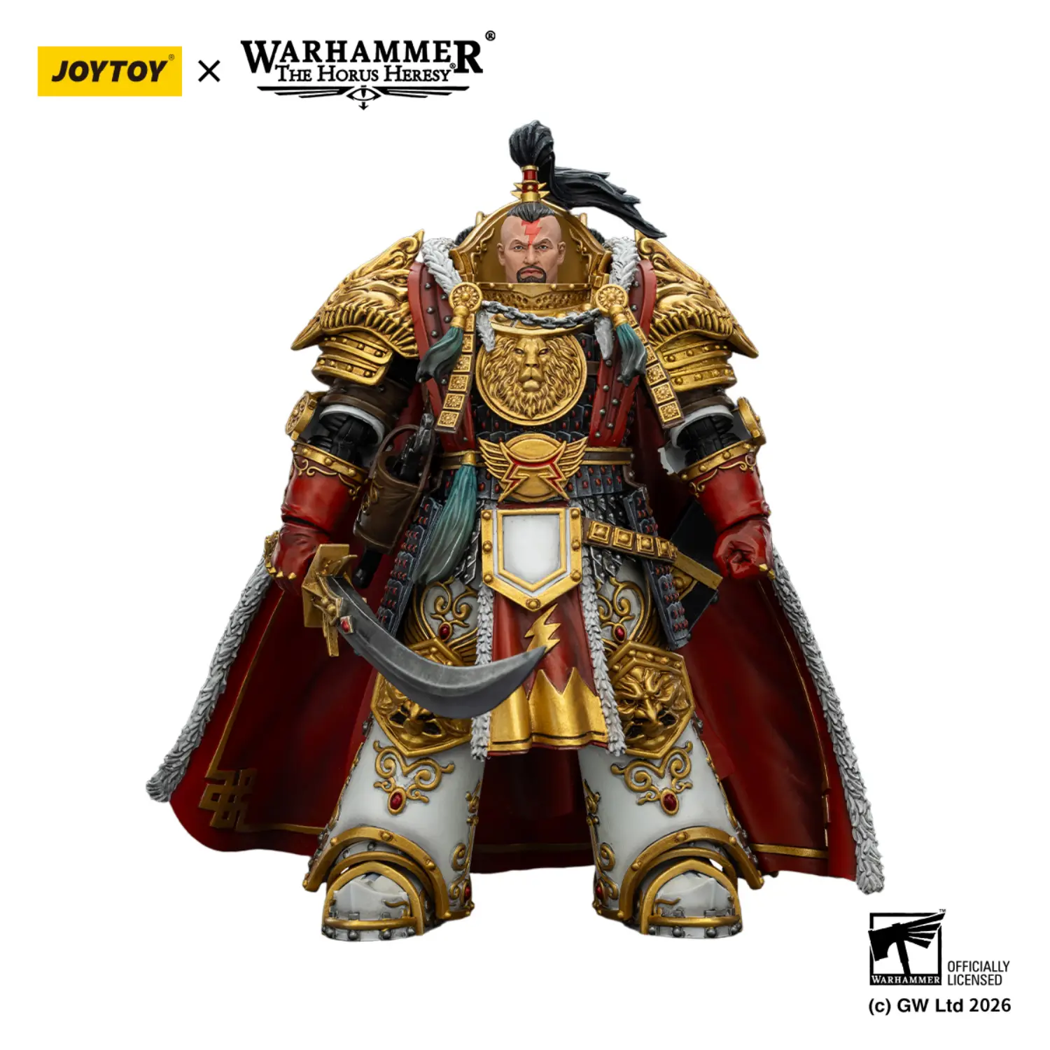 Action Figure - White Scars Jaghatai Khan, Primarch of the Vth Legion 1 18 - JOTYOY Warhammer The Horus Heresy in white background Action Figure White Scars Jaghatai Khan, Primarch Of The Vth Legion 1 18 Jotyoy Warhammer The Horus Heresy In White Background