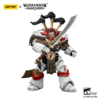 Action Figure - White Scars Legion Praetor in Cataphractii Terminator Armour 1 18 - JOYTOY Warhammer 40K in white background 4 Action Figure White Scars Legion Praetor In Cataphractii Terminator Armour 1 18 Joytoy Warhammer 40k In White Background 4