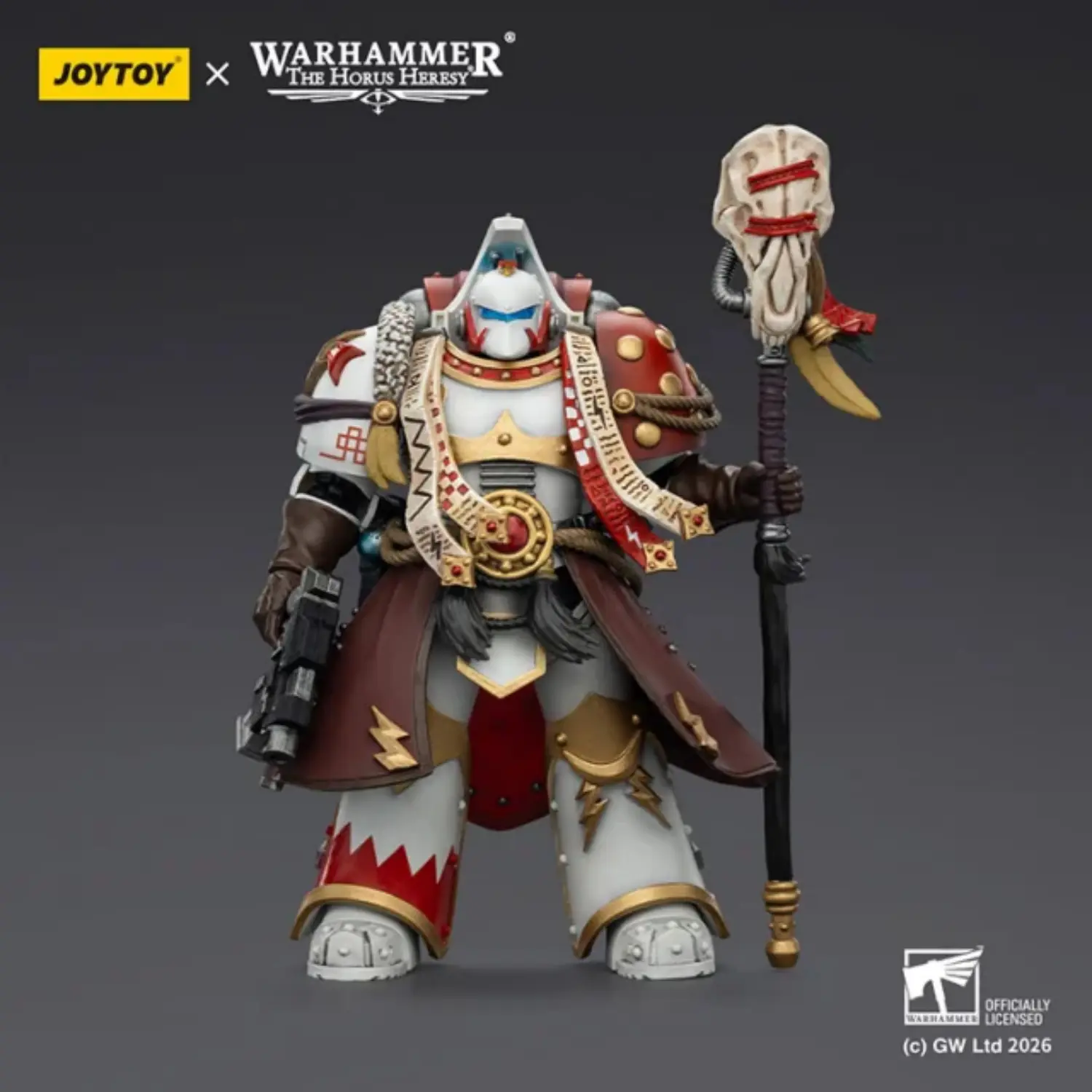 Action Figure - White Scars Stormseer Consul with Force Staff and Bolt Pistol 1 18 - JOYTOY Warhammer 40K Action Figure White Scars Stormseer Consul With Force Staff And Bolt Pistol 1 18 Joytoy Warhammer 40k