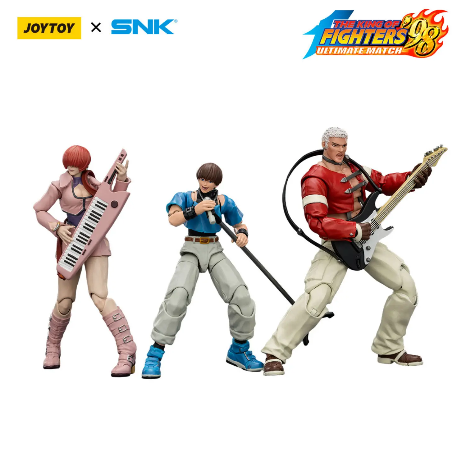 Action Figure – JOYTOY C.Y.S. Band Orochi Team KOF ’98 UM SNK 1 18 – The King of Fighters in white image Action Figure – JOYTOY C.Y.S. Band Orochi Team KOF ’98 UM SNK 1 18 – The King of Fighters in white image