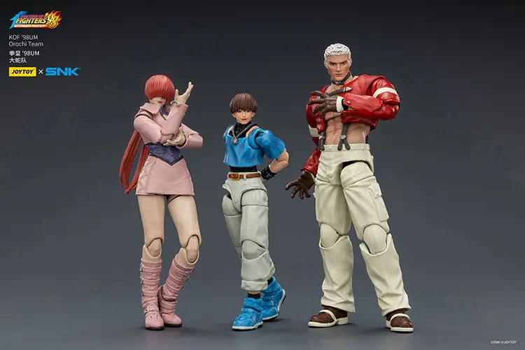 Action Figure – JOYTOY C.Y.S. Band Orochi Team KOF ’98 UM SNK 1 18 – The King of Fighters rectangle image 2 Action Figure – JOYTOY C.Y.S. Band Orochi Team KOF ’98 UM SNK 1 18 – The King of Fighters rectangle image 2
