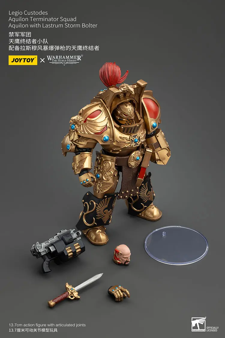 Action Figure – JoyToy Legio Custodes Aquilon Terminator 1 18 – Warhammer The Horus Heresy rectangle image