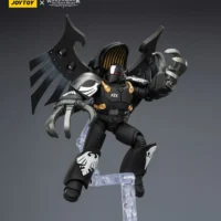 Action Figure – JoyToy Raven Guard Dark Fury, Chooser of the Slain with Raven’s Talon claws 1 18 – Warhammer The Horus Heresy on the base rectangle image