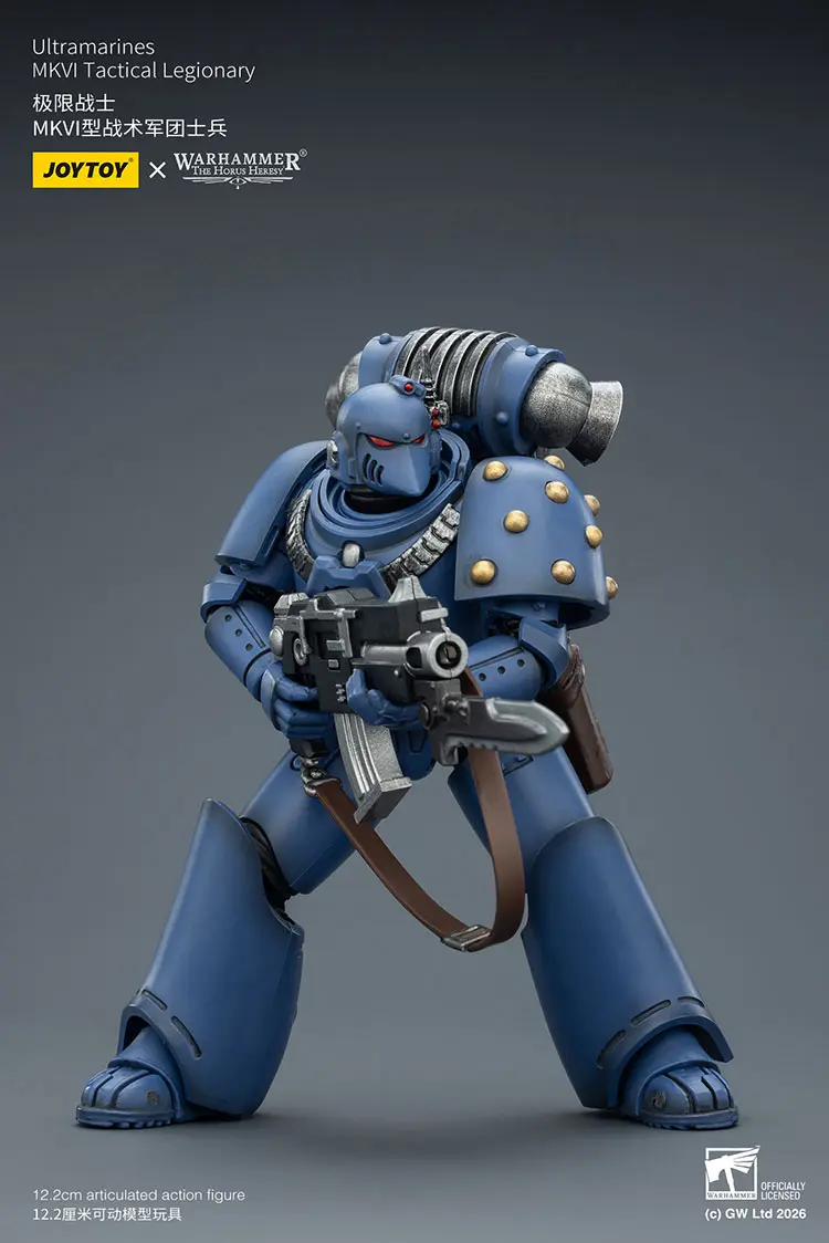 Action Figure – JoyToy Ultramarines Legion MKVI Tactical Legionary with Chain-Bayonet 1 18 – Warhammer The Horus Heresy rectangle image 5