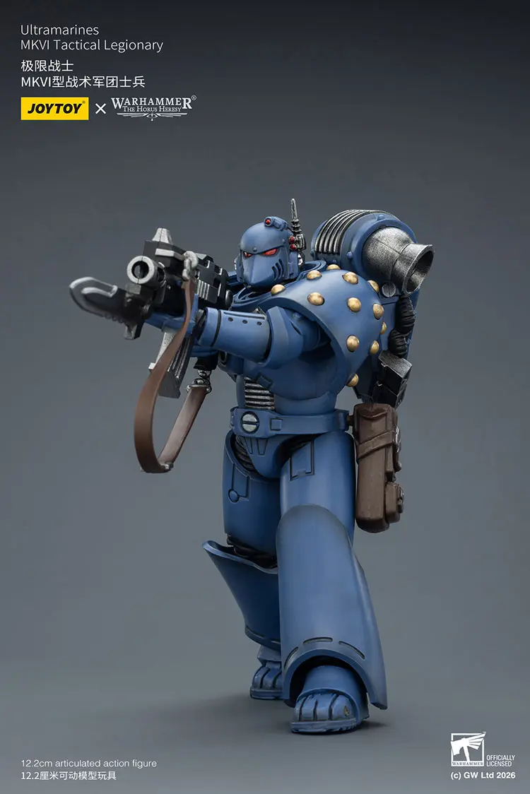 Action Figure – JoyToy Ultramarines Legion MKVI Tactical Legionary with Chain-Bayonet 1 18 – Warhammer The Horus Heresy rectangle image 6