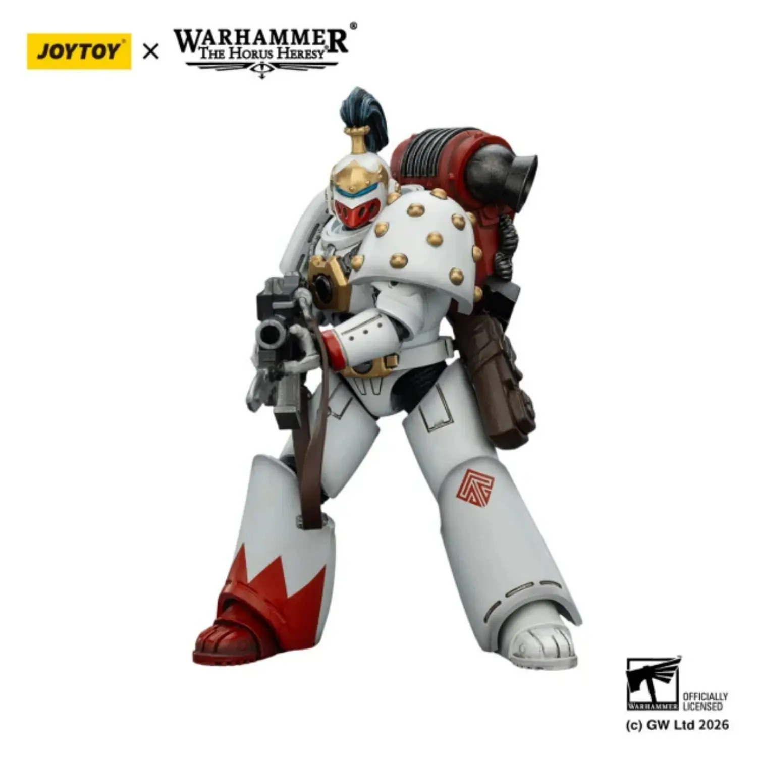 Action Figure – JoyToy White Scars MKVI Tactical Legionary 1 18 – Warhammer The Horus Heresy in white background 2 Action Figure – JoyToy White Scars MKVI Tactical Legionary 1 18 – Warhammer The Horus Heresy in white background 2