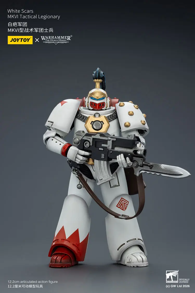 Action Figure – JoyToy White Scars MKVI Tactical Legionary 1 18 – Warhammer The Horus Heresy rectangle image 2 Action Figure – JoyToy White Scars MKVI Tactical Legionary 1 18 – Warhammer The Horus Heresy rectangle image 2