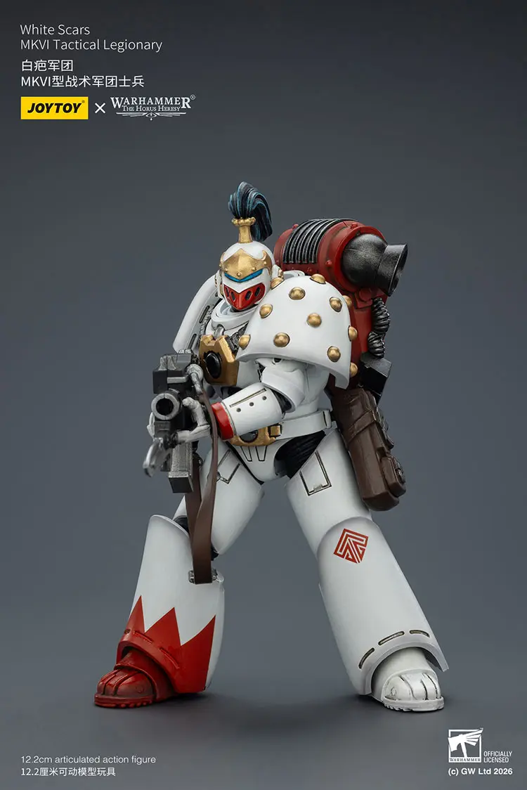 Action Figure – JoyToy White Scars MKVI Tactical Legionary 1 18 – Warhammer The Horus Heresy rectangle image 5 Action Figure – JoyToy White Scars MKVI Tactical Legionary 1 18 – Warhammer The Horus Heresy rectangle image 5
