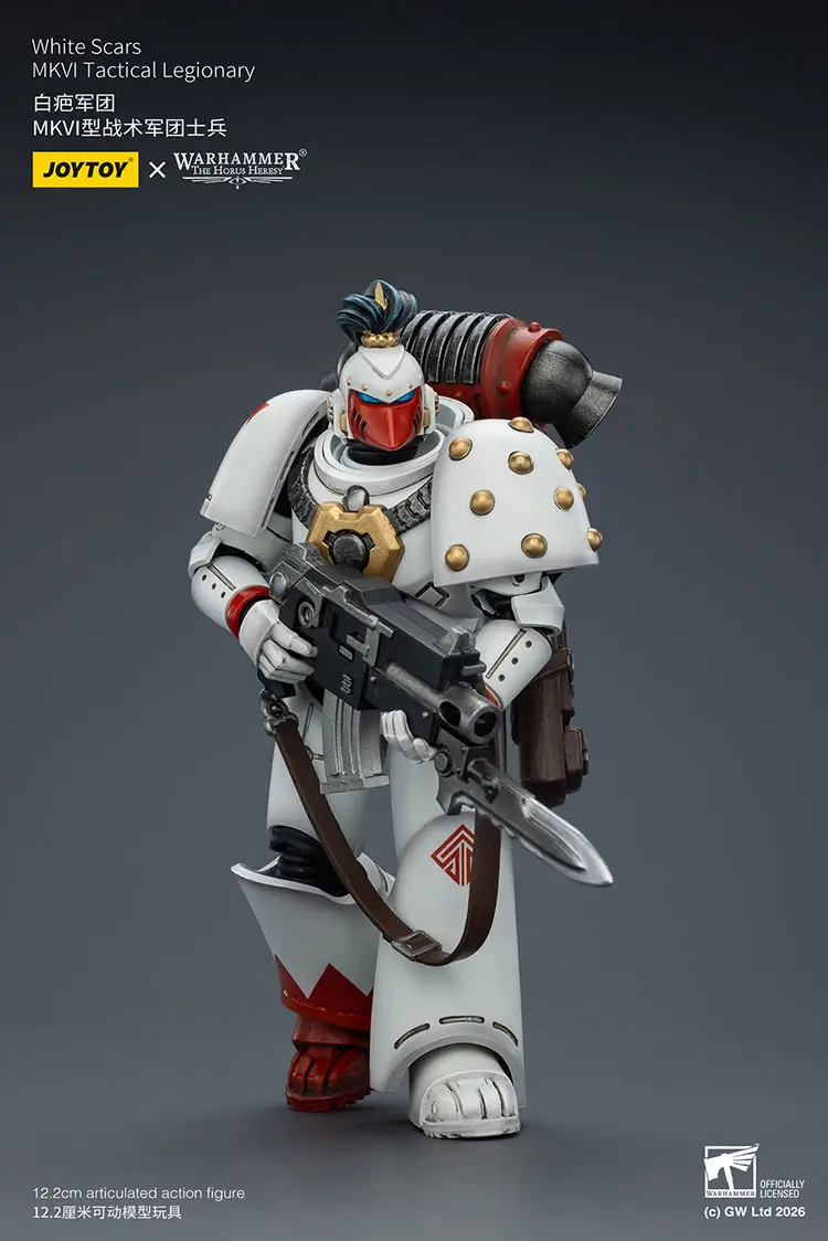 Action Figure – JoyToy White Scars MKVI Tactical Legionary 1 18 – Warhammer The Horus Heresy rectangle image 6 Action Figure – JoyToy White Scars MKVI Tactical Legionary 1 18 – Warhammer The Horus Heresy rectangle image 6