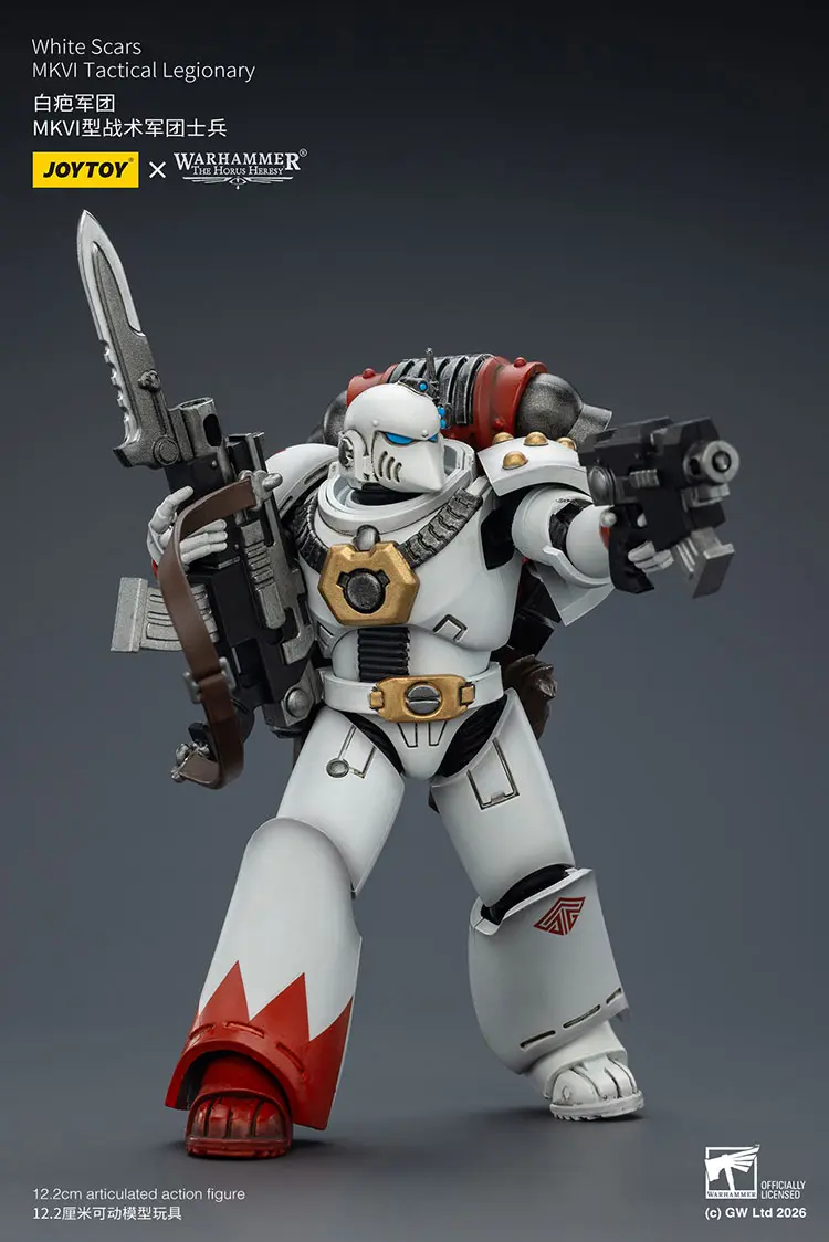 Action Figure – JoyToy White Scars MKVI Tactical Legionary 1 18 – Warhammer The Horus Heresy rectangle image 9 Action Figure – JoyToy White Scars MKVI Tactical Legionary 1 18 – Warhammer The Horus Heresy rectangle image 9