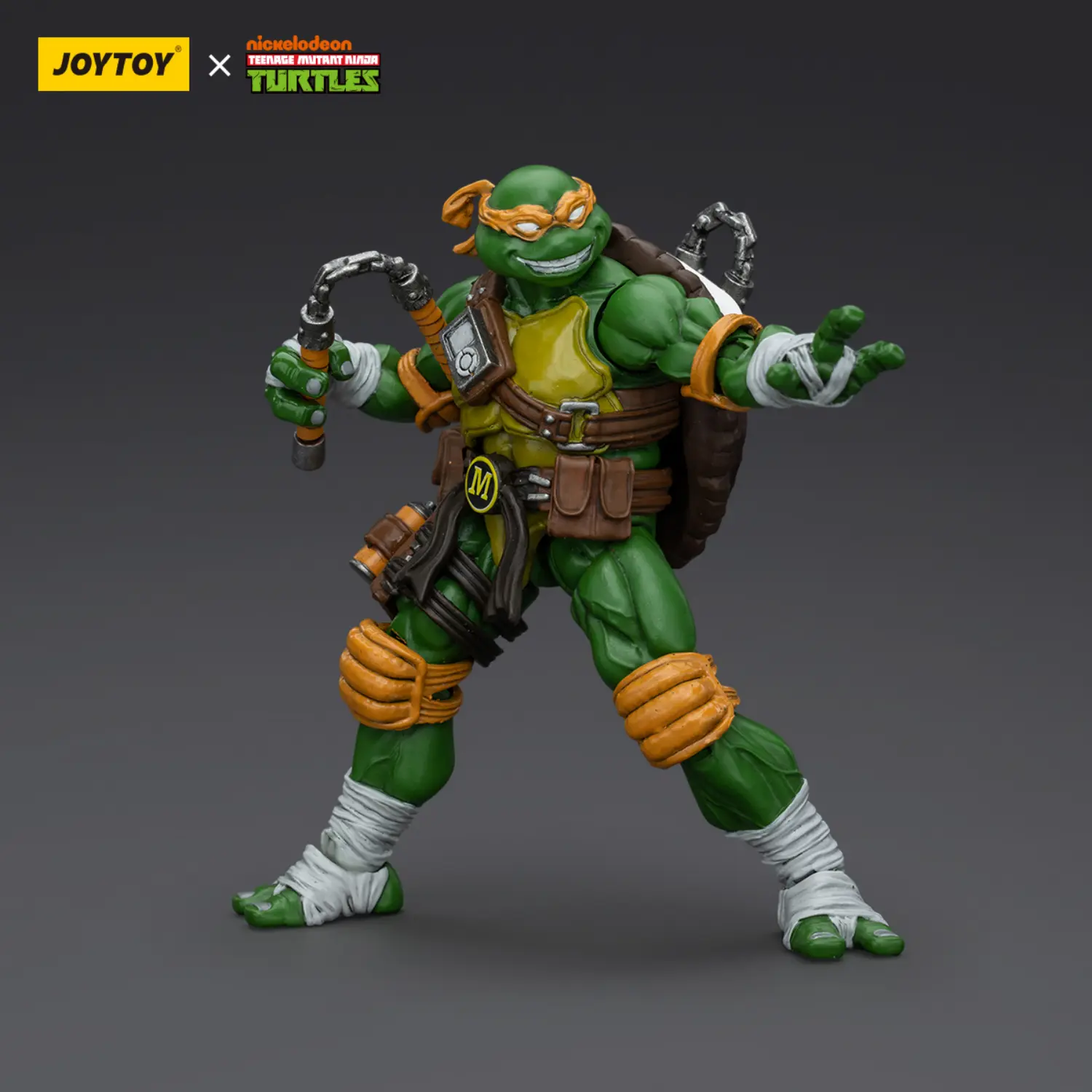 Action Figure – Michelangelo TMNT Nickelodeon 1 18 – JOYTOY Teenage Mutant Ninja Turtles 3 Action Figure – Michelangelo TMNT Nickelodeon 1 18 – JOYTOY Teenage Mutant Ninja Turtles 3