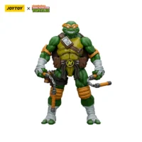 Action Figure – Michelangelo TMNT Nickelodeon 1 18 – JOYTOY Teenage Mutant Ninja Turtles in white background Action Figure – Michelangelo TMNT Nickelodeon 1 18 – JOYTOY Teenage Mutant Ninja Turtles in white background