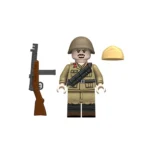Minifigure - Royal Italian Army Submachine Gunner (North Africa Tropical Variant) WWII