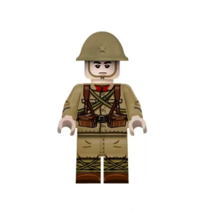 Minifigure – Imperial Japanese Army (IJA) Infantry Rifleman (Y-Strap Webbing Variant) WWII (LEGO Compatible)