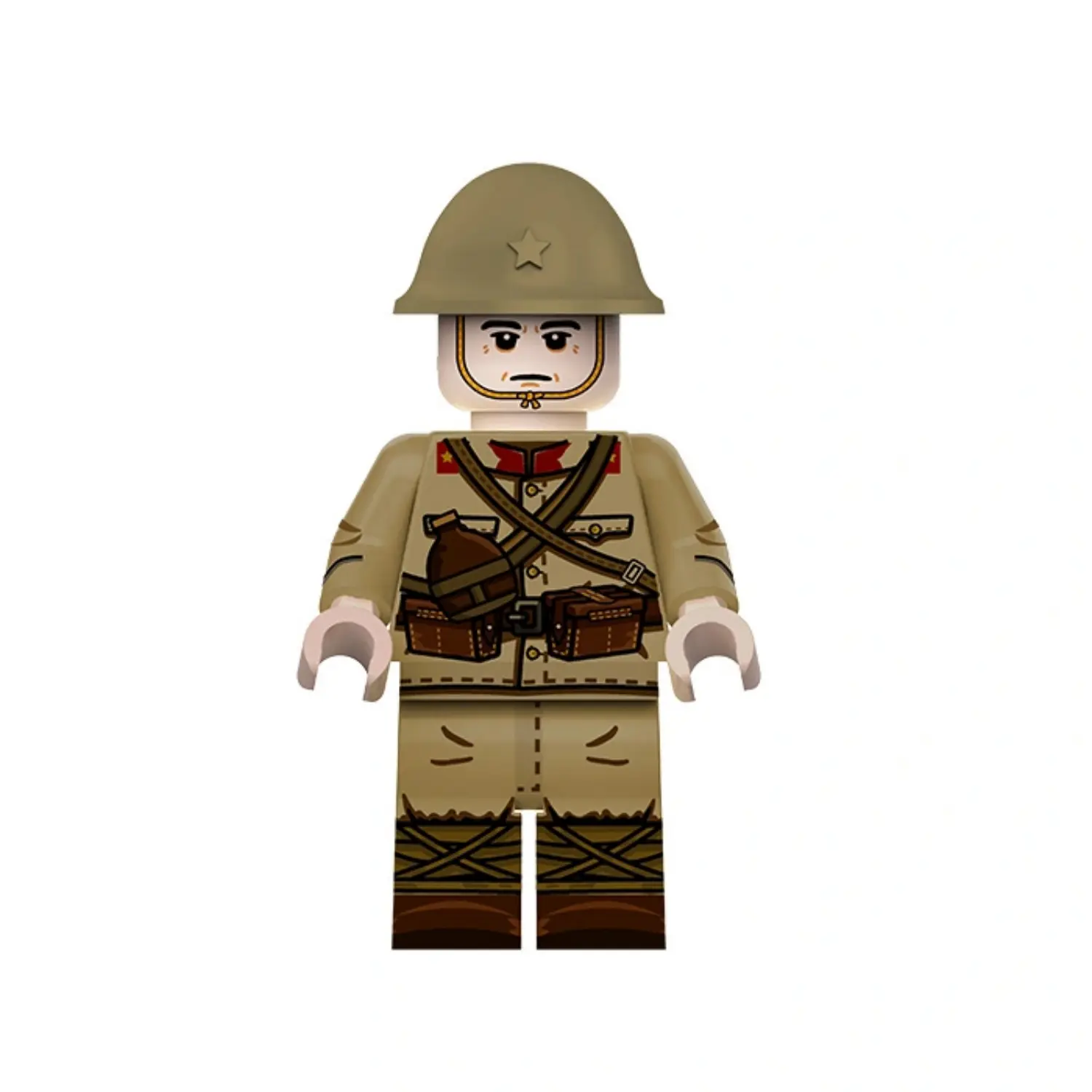 Minifigure – Imperial Japanese Army (IJA) Infantry Soldier WWII (LEGO Compatible)