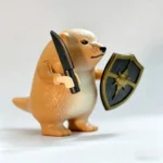 Minifigure – Meme Animal Warrior (What The Dog Doin / Wo De Dao Dun)
