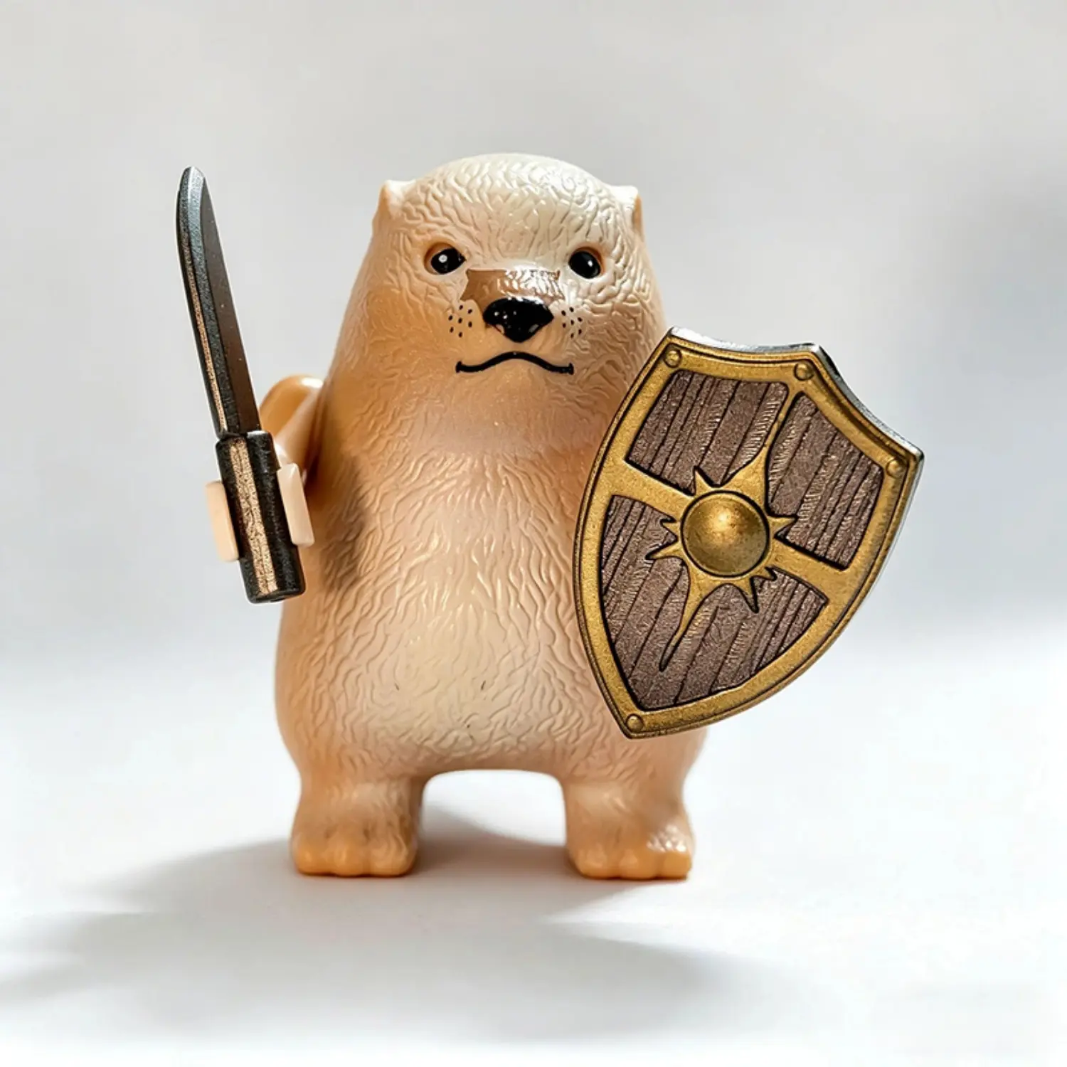 Minifigure – Meme Animal Warrior (What The Dog Doin Wo De Dao Dun) (LEGO Compatible)