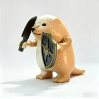 Minifigure – Meme Animal Warrior (What The Dog Doin Wo De Dao Dun) (LEGO Compatible)