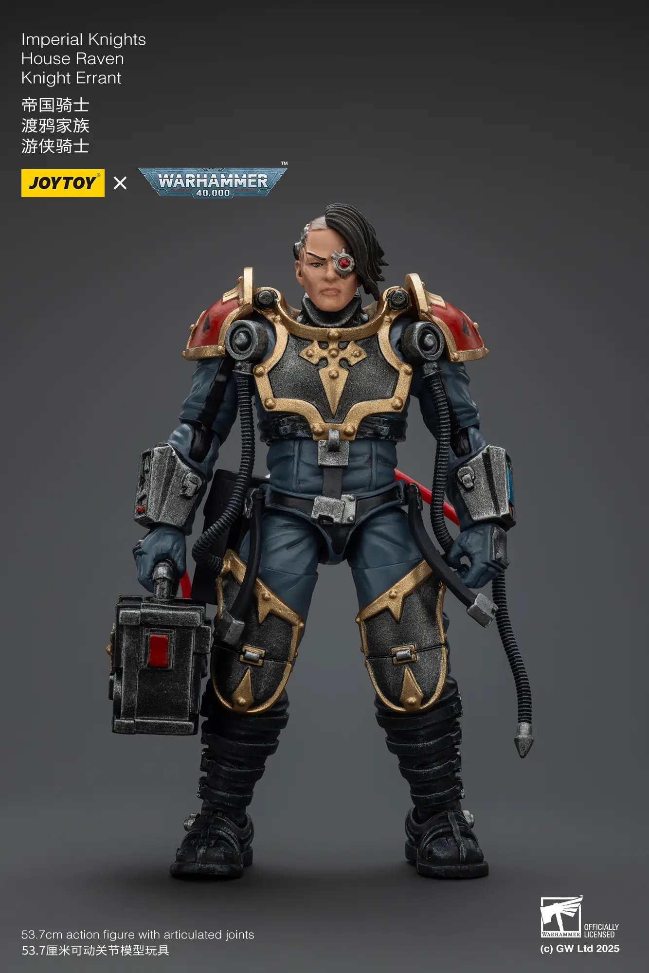 The Human Pilot House Raven Knight Scion Of Action Figure Imperial Knights House Raven Knight Errant & Scion 1 18 (53.7cm) Joytoy Warhammer 40k Rectangle Image 24