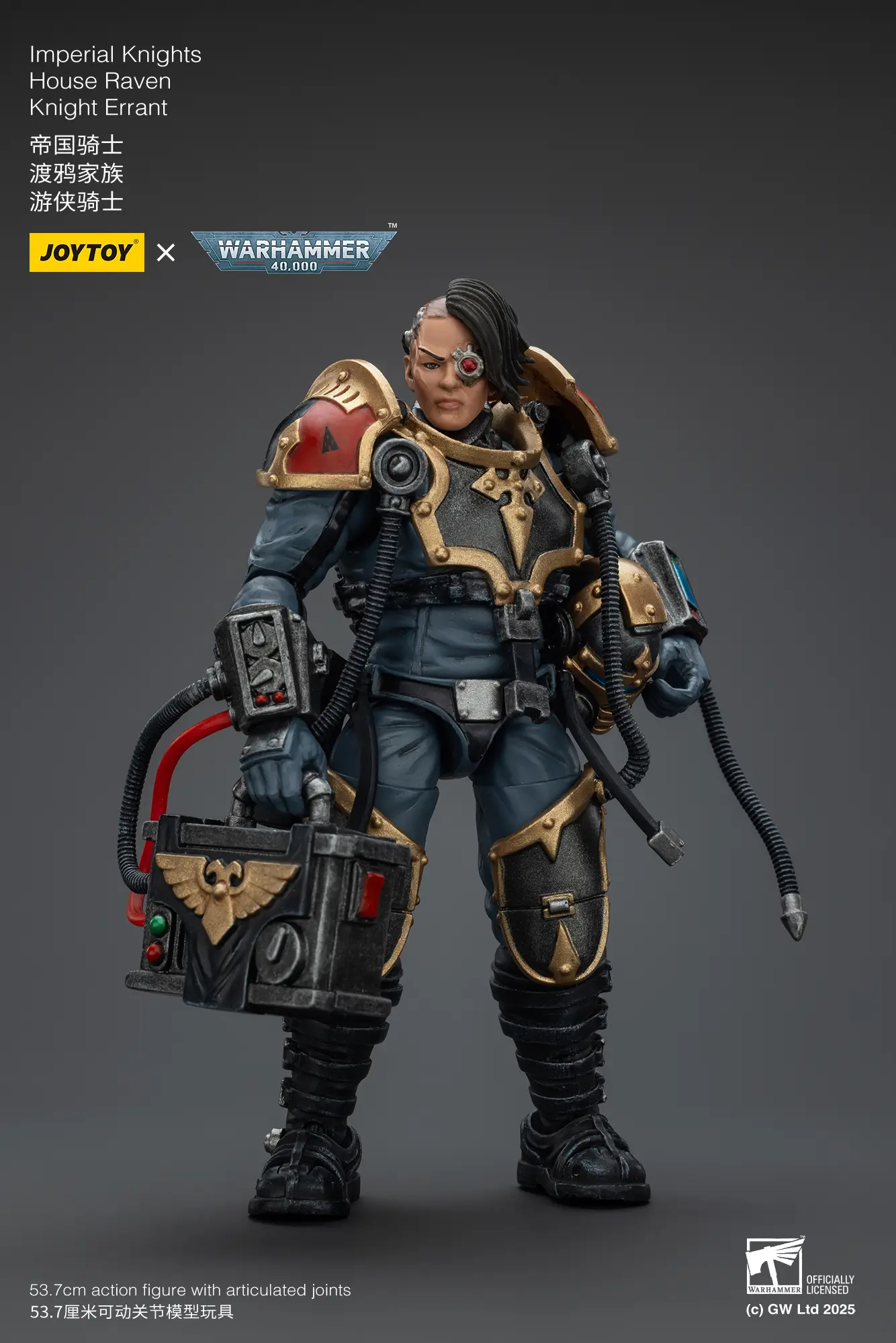 The Human Pilot House Raven Knight Scion Of Action Figure Imperial Knights House Raven Knight Errant & Scion 1 18 (53.7cm) Joytoy Warhammer 40k Rectangle Image 25
