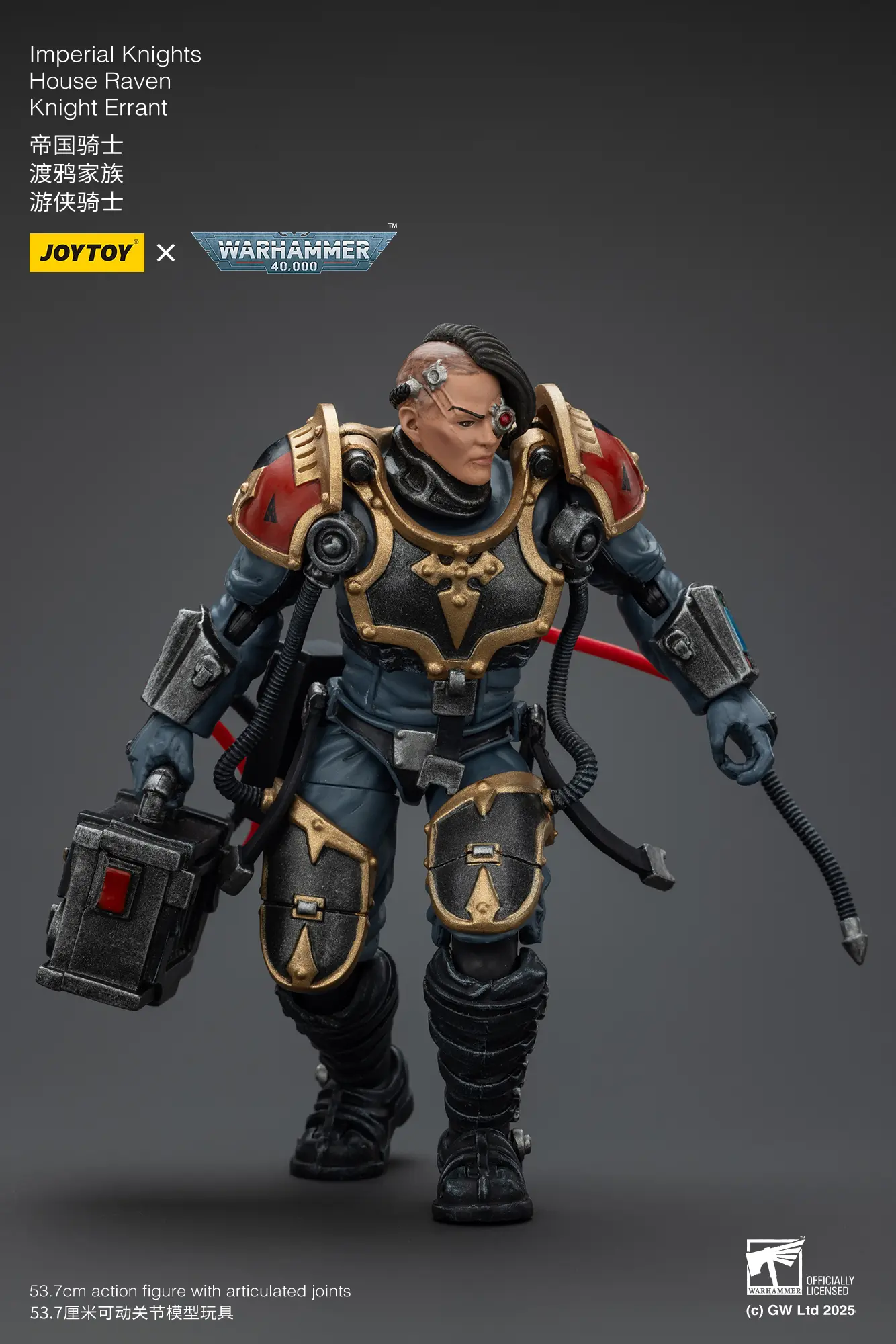 The Human Pilot House Raven Knight Scion Of Action Figure Imperial Knights House Raven Knight Errant & Scion 1 18 (53.7cm) Joytoy Warhammer 40k Rectangle Image 29