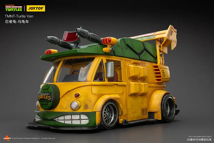 Vehicle Model Turtle Van (party Wagon) Tmnt Nickelodeon 1 18 Joytoy Teenage Mutant Ninja Turtles Rectangle Image 1