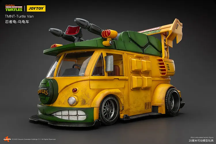 Vehicle Model Turtle Van (party Wagon) Tmnt Nickelodeon 1 18 Joytoy Teenage Mutant Ninja Turtles Rectangle Image 2