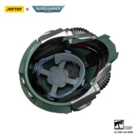 inside of Action Figure Helmet - Dark Angels MkX 1 1 Life-Size Wearable Replica - JOYTOY Warhammer 40K in white background Inside Of Action Figure Helmet Dark Angels Mkx 1 1 Life Size Wearable Replica Joytoy Warhammer 40k In White Background