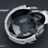 inside of the Action Figure - JOYTOY White Scars MkX Helmet 1 1 Life-Size Replica - Warhammer 40K rectangle image