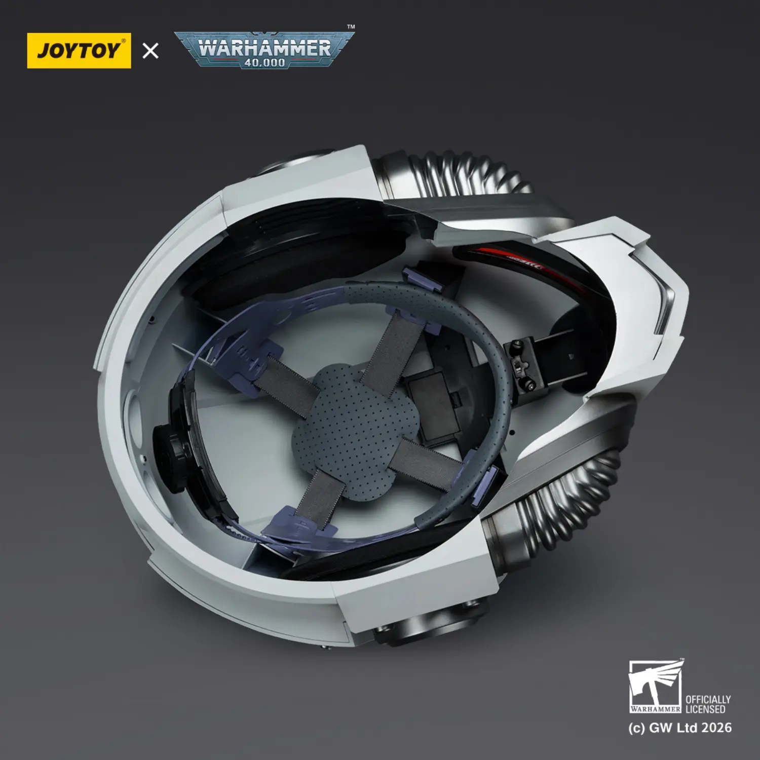 inside of the Action Figure - JOYTOY White Scars MkX Helmet 1 1 Life-Size Replica - Warhammer 40K