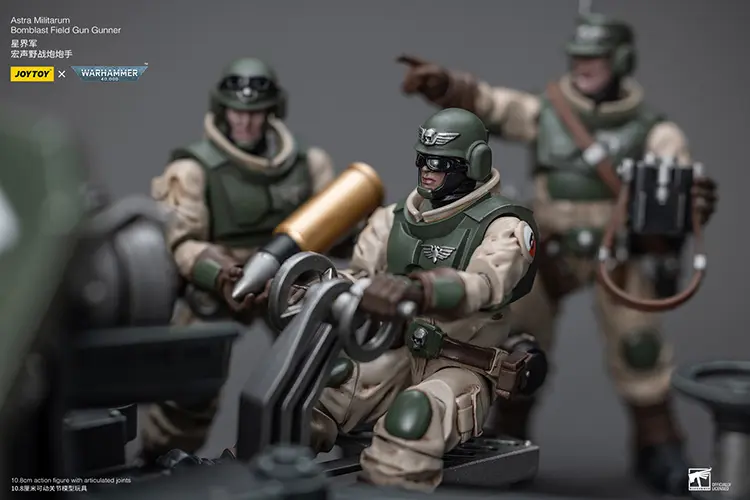 the Action Figure - Astra Militarum Ordnance Team 1 18 - JOYTOY Warhammer 40K rectangle image 24 The Action Figure Astra Militarum Ordnance Team 1 18 Joytoy Warhammer 40k Rectangle Image 24
