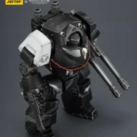 the above of the Action Figure - JoyToy Raven Guard Contemptor Dreadnought with Gravis Autocannon and Chainfist 1 18 - Warhammer The Horus Heresy rectangle image