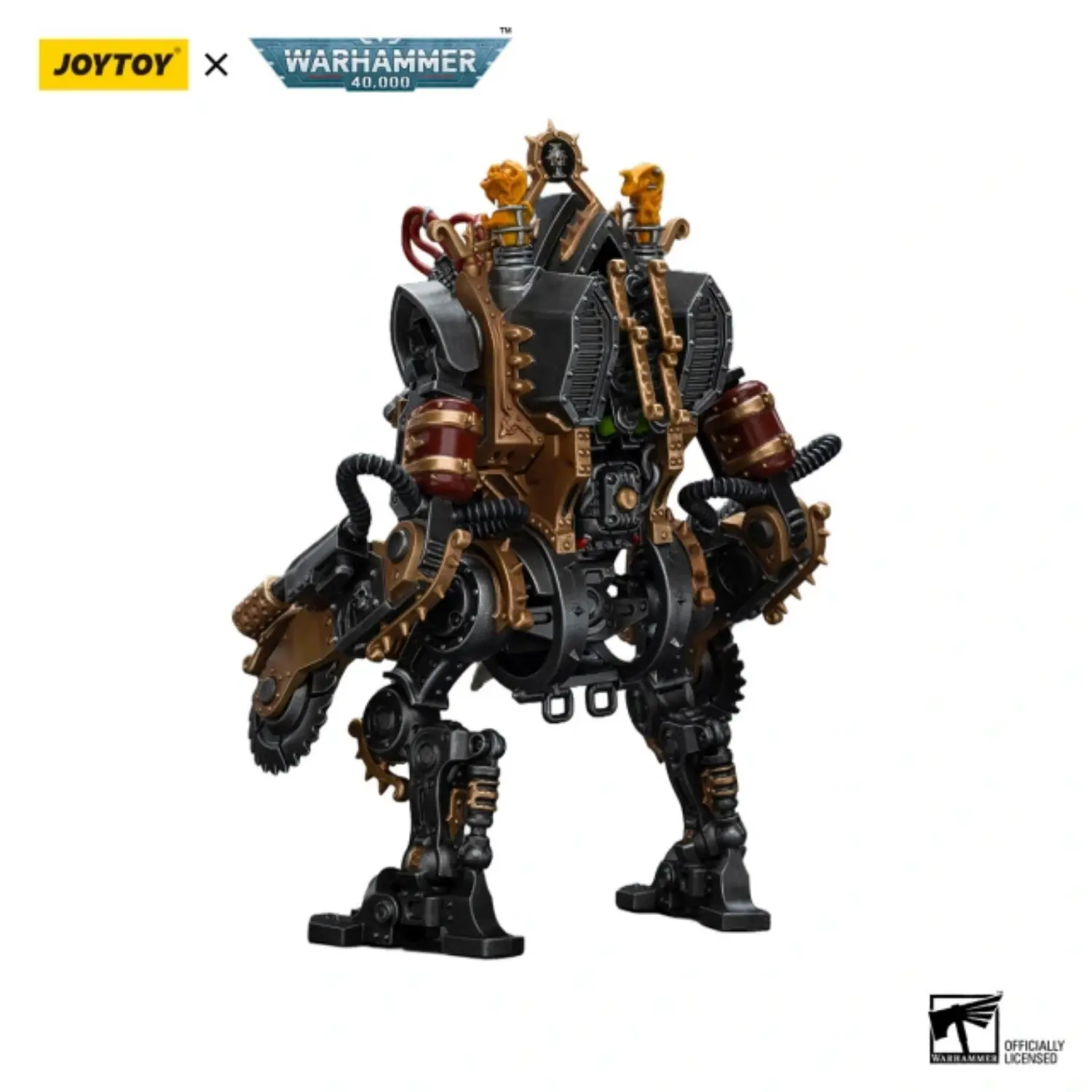 the back of Action Figure - Adepta Sororitas Penitent Engine (with Penitent Buzz-Blades) 1 18 - JOYTOY Warhammer 40K in white background The Back Of Action Figure Adepta Sororitas Penitent Engine (with Penitent Buzz Blades) 1 18 Joytoy Warhammer 40k In White Background
